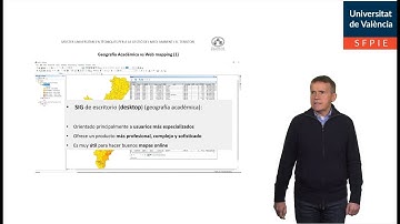 Geografía Académica vs Web Mapping