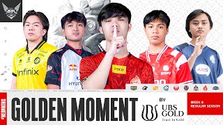Golden Moment week 8 presented by UBS Gold #MPLIDS13