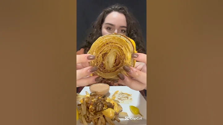 onion wrapped flying dutchman & animal style fries 🧅 #innout #mukbang #asmreating