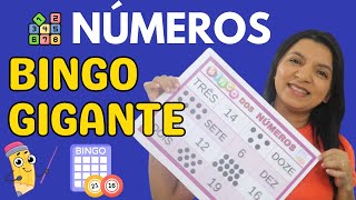 Bingo Gigante Números - ÓTIMO RECURSO 1º AO 3º ANO | Professor em Sala