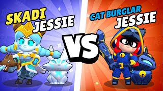 Skadi Jessie VS. Cat Burglar Jessie | Brawl Stars
