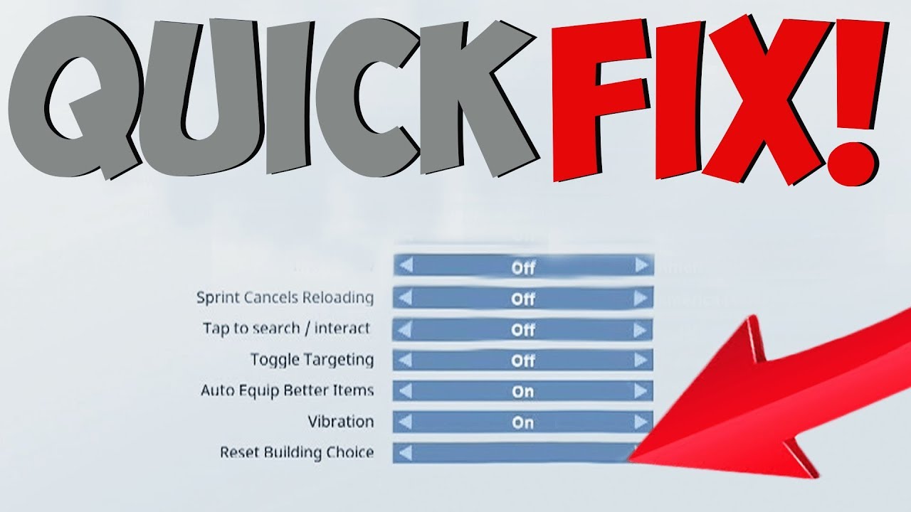 How To Change Your Building Settings On Console Fortnite Battle - how to change your building settings on console fortnite battle royale tips tricks