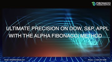 Ultimate Precision on Dow, S&P, AAPL with the Alpha Fibonacci Method | Fibonacci Trading Institute