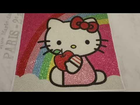 Diamond Painting ] Hello Kitty / home decor ideas / Timelapse