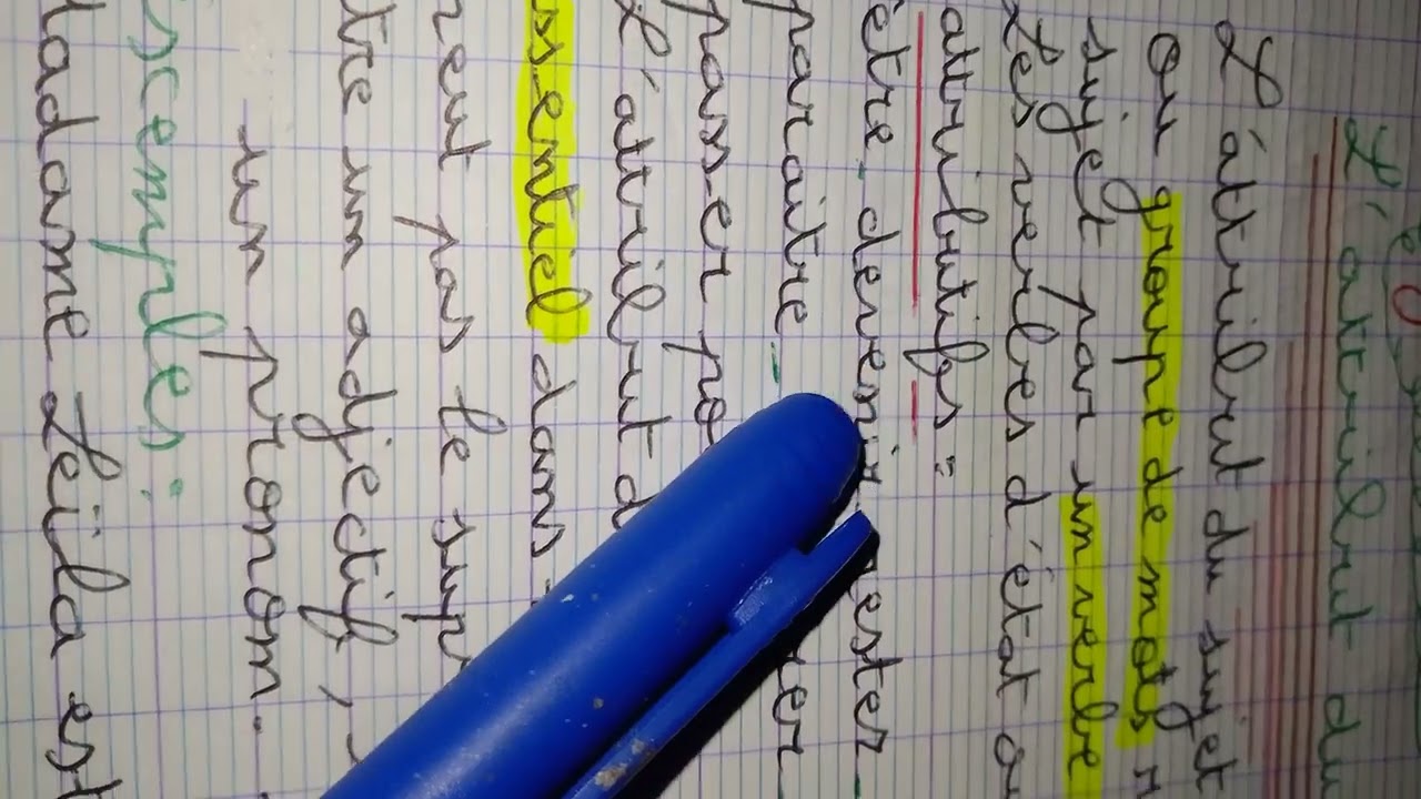 Grammaire : L'attribut de sujet # comprendre facilement ses leçons 