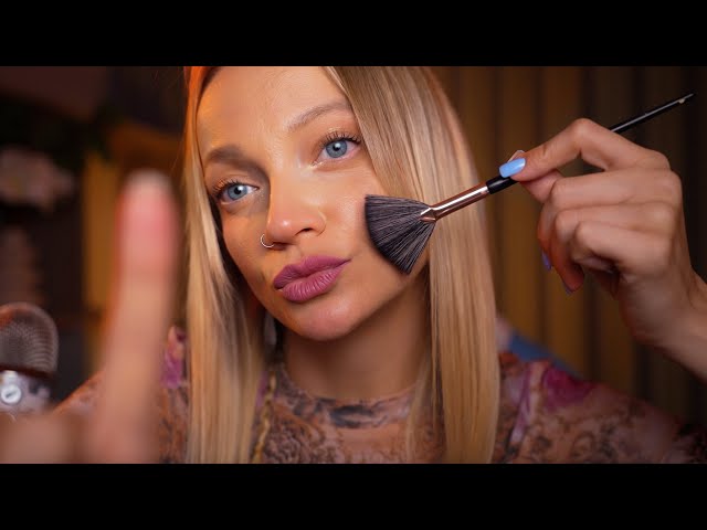 ASMR Don’t Move… Stay Still (Mouth Sounds + Brush)
