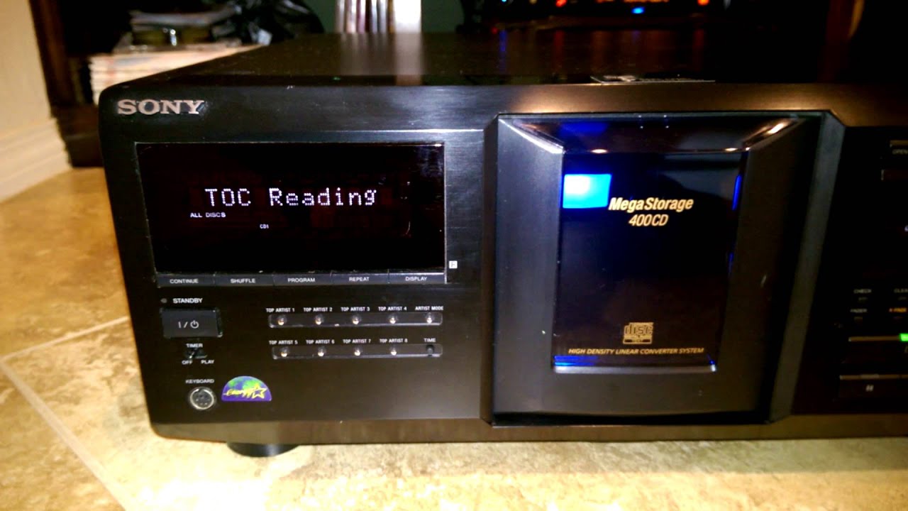 Vintage Sony CDP-CX455 400 DISC MULTI CHANGER/PLAYER JUKEBOX #2