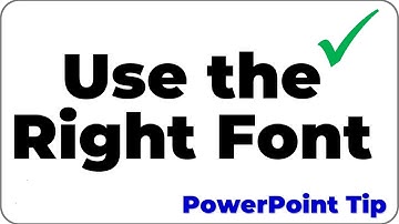 Font Size and Style Matter A lot- PowerPoint