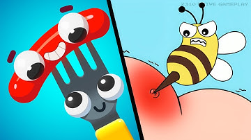 Fork N Sausage Vs Tricky Brain Story — Funny ASMR Gameplay Walkthrough: Best Android & iOS Games