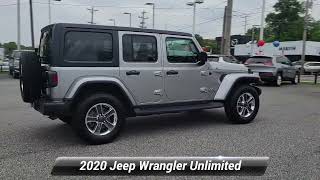 Certified 2020 Jeep Wrangler Unlimited Sahara, Newark, DE JP23635 by i.g. Burton Chrysler Dodge Jeep Ram of Newark 7 views 1 day ago 39 seconds