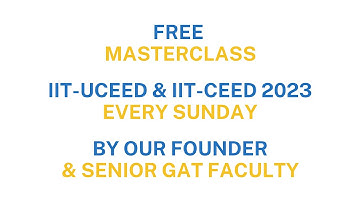 Part-A IIT-UCEED 2022 IIT-CEED 2022 Completely Solved Questions with Step-by-Step Solutions