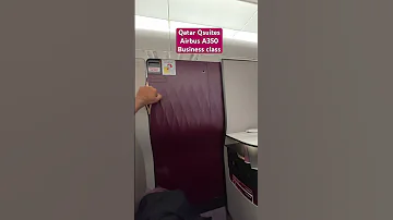 Qatar Qsuites Airbus A350 Business Class 