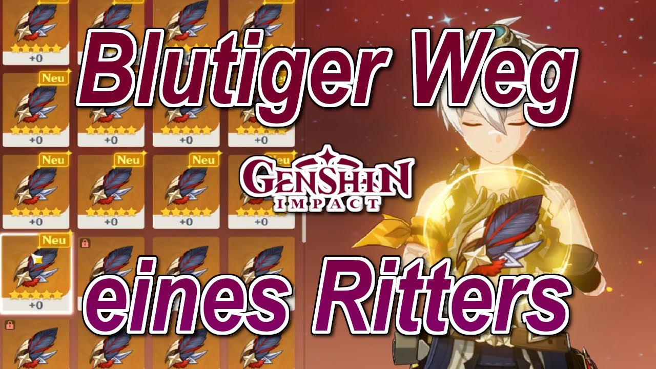 Blutiger Weg Eines Ritters Genshin Impact