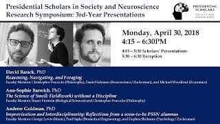 PSSN Research Symposium: 3rd-Year Presentation - Ann-Sophie Barwich