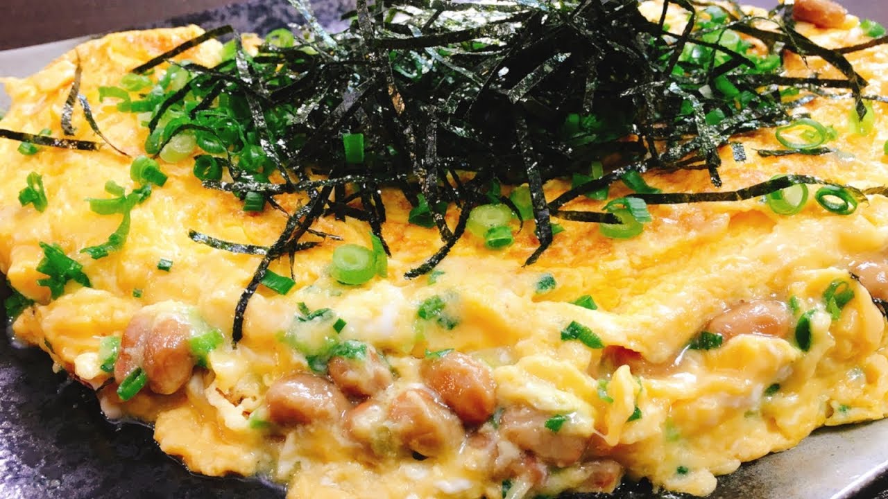 こんな簡単でこんな旨い料理なかなかないよね ふわとろ チーズたっぷり納豆オムレツ 低糖質レシピ Cheese Natto Omelet Youtube