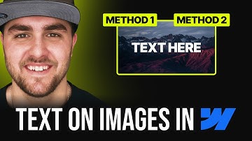How to overlay text on an image in Webflow | 2 simple methods