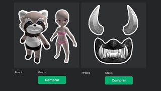 ¡RAPIDO MAPACHE CABEZON, MUÑECA Y MASCARA DEMONIO NEGRO *GRATIS* EN ROBLOX!