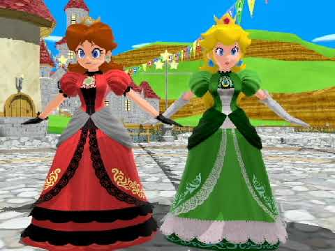 MMD Bibbidiba Full Daisy Red Peach Green Rosalina Default Pauline
