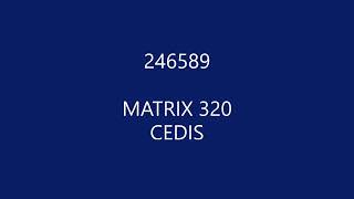 246589 MATRIX 320 cedis