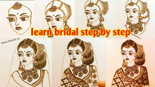 Dulhan mehndi design 2021 | Mehndi design me dulhan kaise banaye | Bridal mehndi design 2021