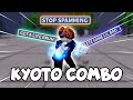 Abusing kyoto combo to troll toxic players  the strongest battlegrounds roblox