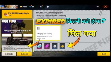 Free Fire Code Redeem Kyun Nhi Ho Raha H  | Why Reward Redeem Site Is Not Opening problem solution