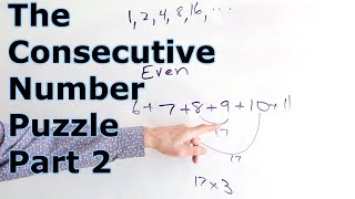 The Consecutive Number Puzzle Part 2
