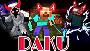 #4 Minecraft! HEROBRINE X DAKU edit ,PART 2 , Herobrine attitude Status video #minecraft #herobrine