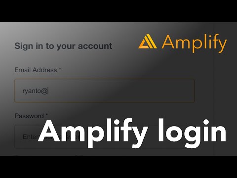 Amplify login + React