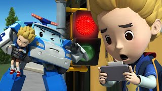 When you Walk, Look Ahead│Learn about Safety Tips with POLI│Kids Animations│Robocar POLI TV