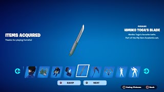 How To Get My Hero Academia Himiko Toga’s Blade Pickaxe For FREE! (Fortnite)