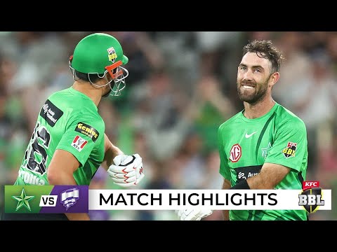 Stars crush Hurricanes as Maxwell makes history | BBL|11