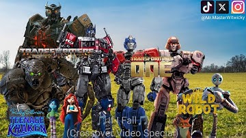 Transformers R.O.T.B. x Ruby Gillman x Transformers One & The Wild Robot Crossover AMV - If I Fall 