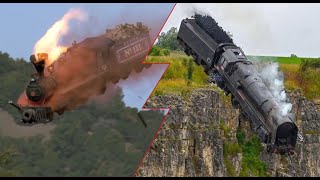 Comparing the Back to the Future 3 Train Crash and the Mission Impossible 7 Train Crash scenes