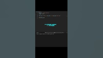 Stop Using + for Strings! Use This Instead #python #coding #fstrings