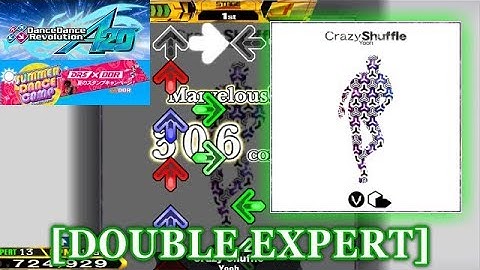 【DDR A20】 Crazy Shuffle [DOUBLE EXPERT] 譜面確認＋クラップ