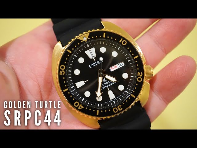 The Seiko Gold Turtle! SRPC44 Watch Review! - YouTube