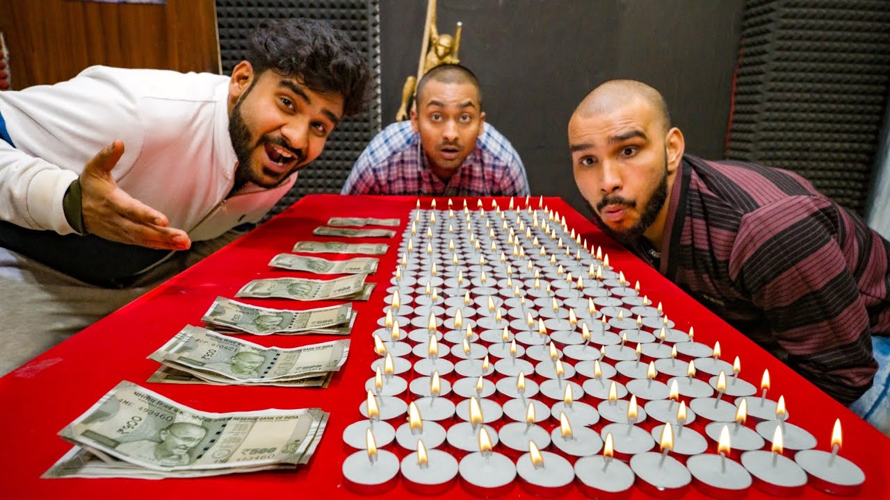 Blow the Candle Win Money CHALLENGE मोमबत्ती भुजाओ ओर पैसे लजाओ 😎 YouTube