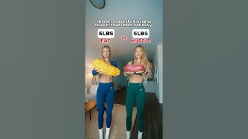 What 5lbs of FAT VS MUSCLE looks like