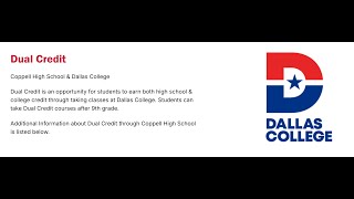 26-27 CHS Dual Credit Information