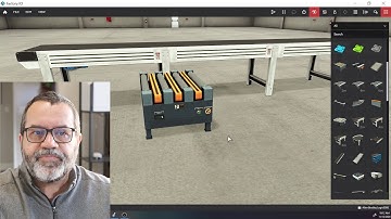 Building a new scene in Factory I/O; Professor Murray