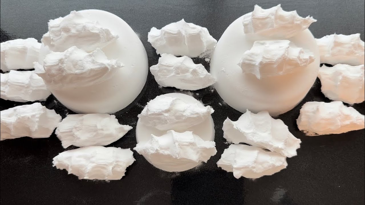 ASMR baking soda crunchy dumplings YouTube