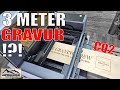 3 Meter Gravur- xTool P2 Fördervorrichtung - vollautomatisch am Stück - Conveyor Feeder - Test