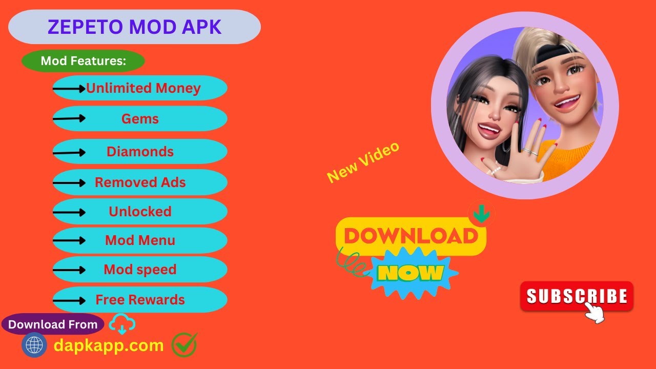 ZEPETO MOD APK 3.75.000 (Unlimited Money and Gems). YouTube