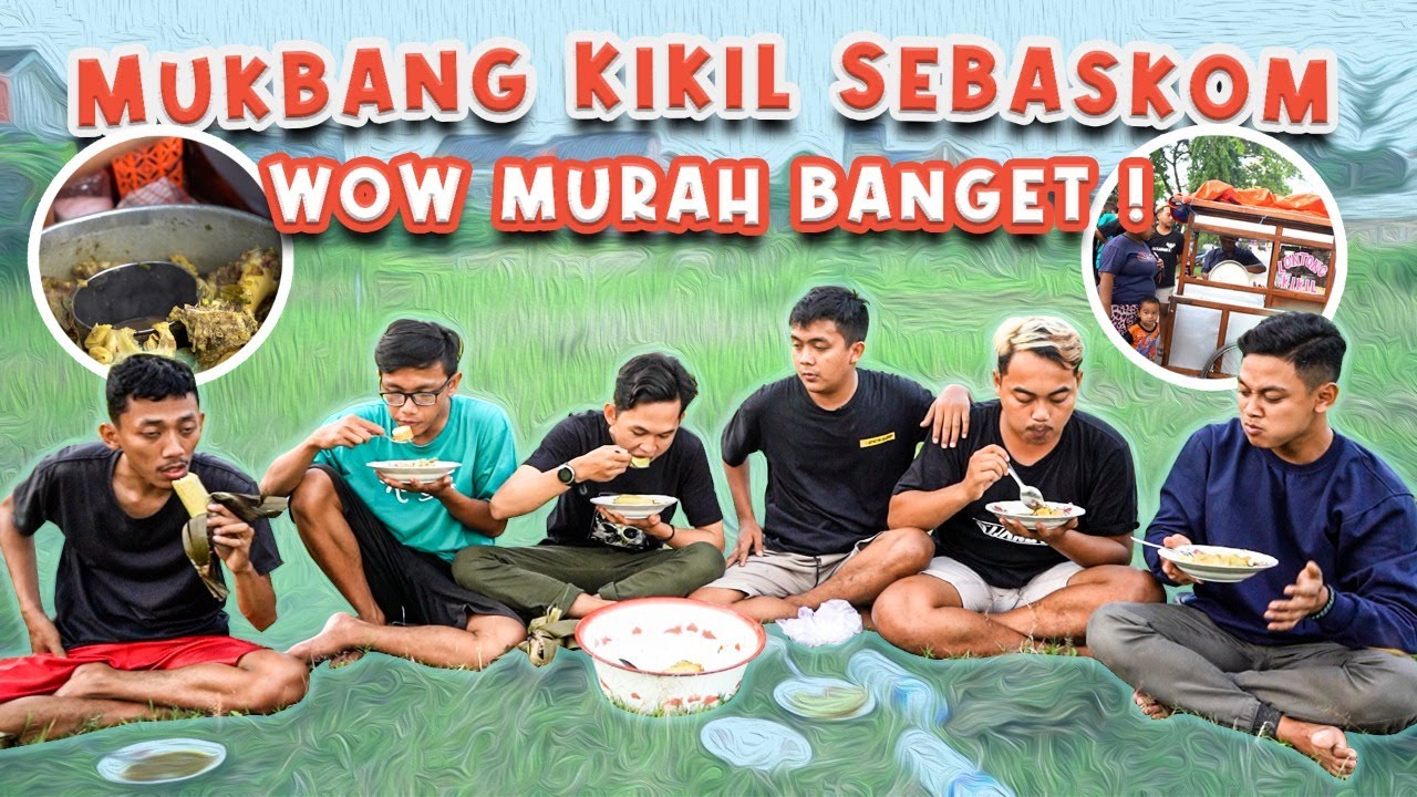 BELUM ADA SATU JAM SE GEROBAK KIKIL INI LANGSUNG HABIS DIBORONG TIM SUPER  !