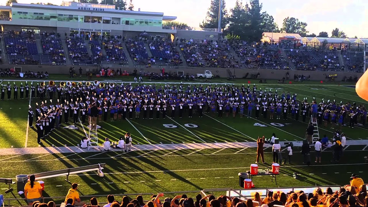 Part 2 UC Davis Aggie BandUh Halftime! YouTube