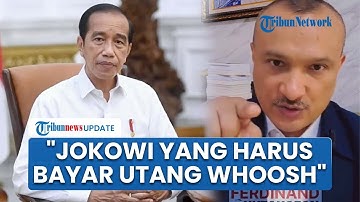 Politikus PDIP Dukung Purbaya Tolak Bayar Utang Whoosh, Tegas Sebut Jokowi Harus Tanggungjawab