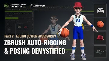 ZBrush Auto-Rigging & Posing Demystified - Part 2: Custom Accessory | Character Creator & Pose Tools