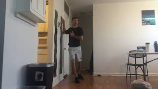 Staggered Stance 90/90 Pec Stretch