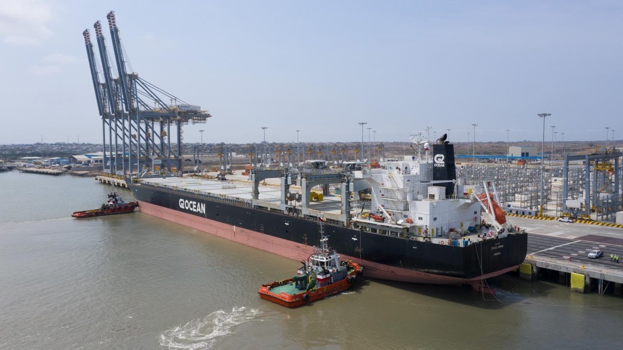 Posorja pasó a liderar el movimiento de carga en puertos de Ecuador